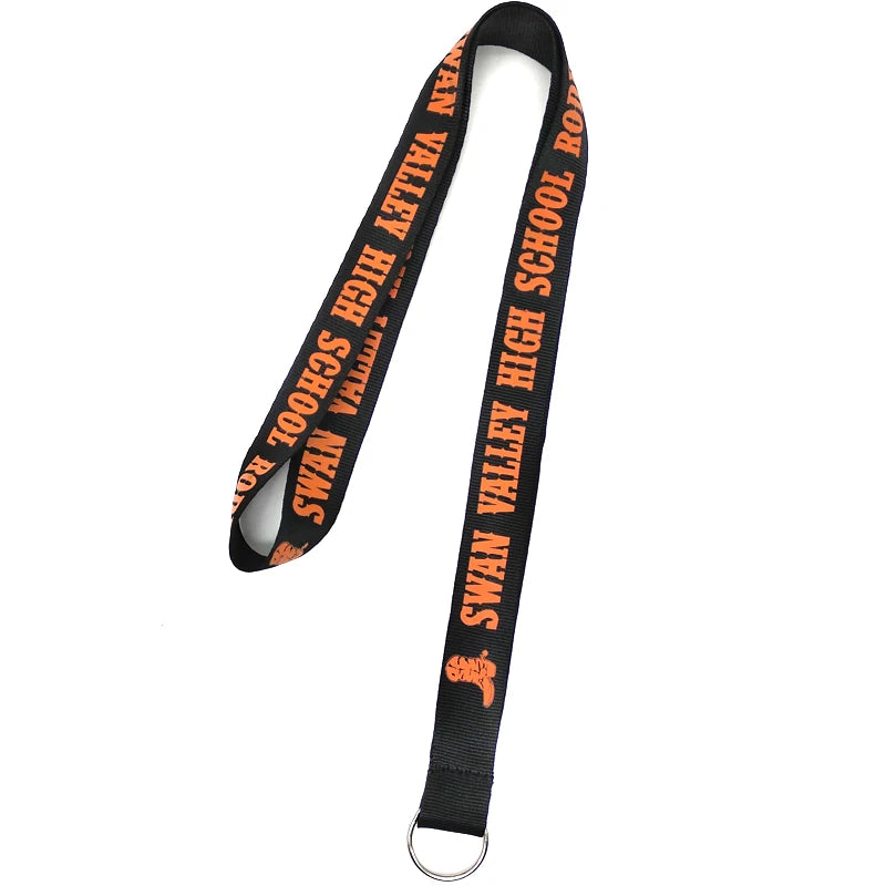 Wholesale Personalized Polyester Silk-Screen Lanyard with Logo Custom