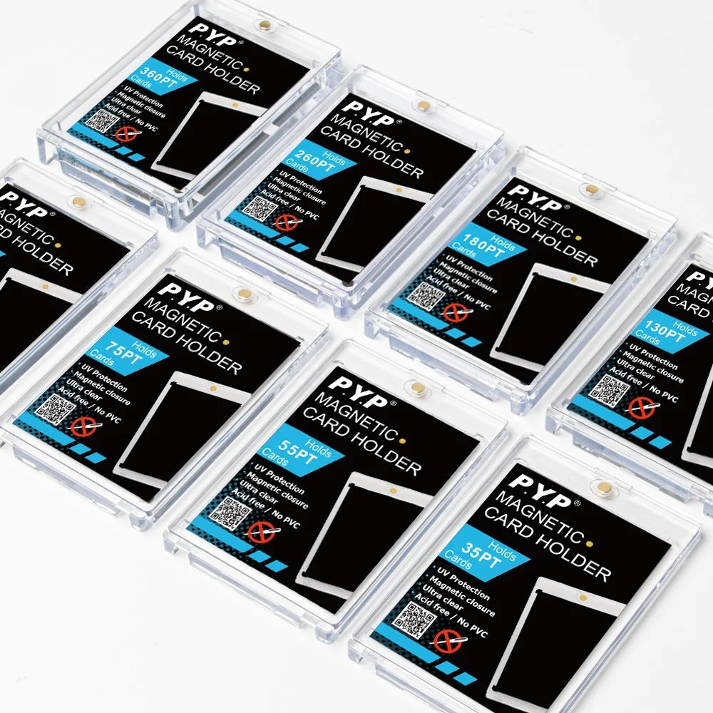 Magnetic Card Holder, 100% UV Protection, Customized to Any Size, Magnetic Holder for Sports Cards